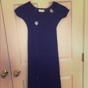 Black sparkly butterfly dress