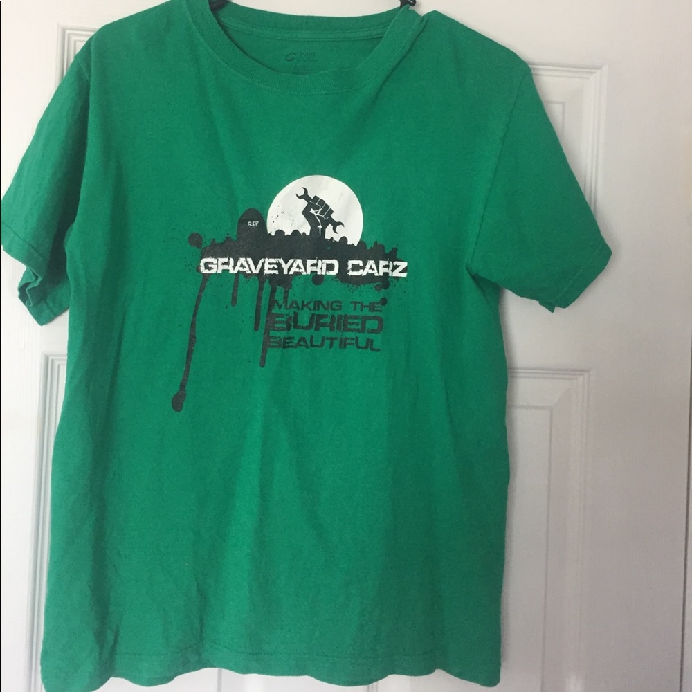 Boys green T
