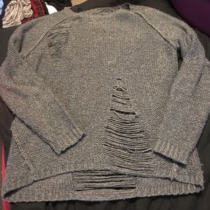 Distressed / ripped sweater from urban outfitters