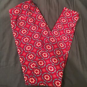 LuLaRoe snowflake leggings