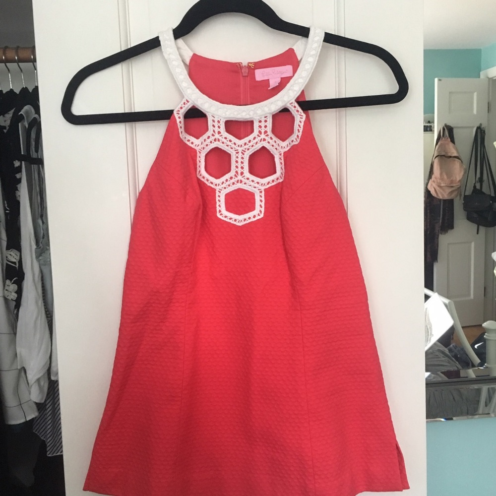 LILLY PULITZER summer structured top