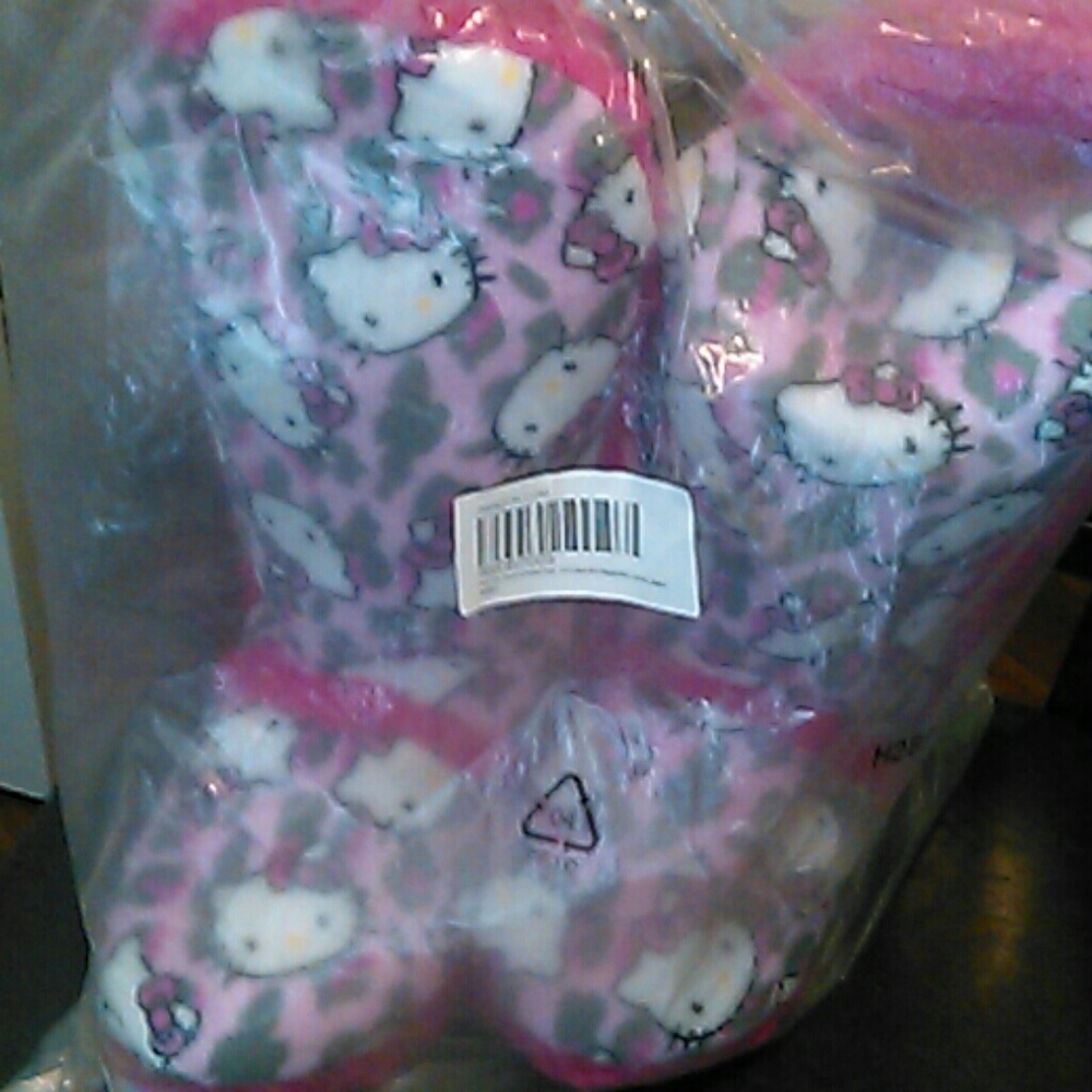 New Hello kitty printed plush 13 inch boot