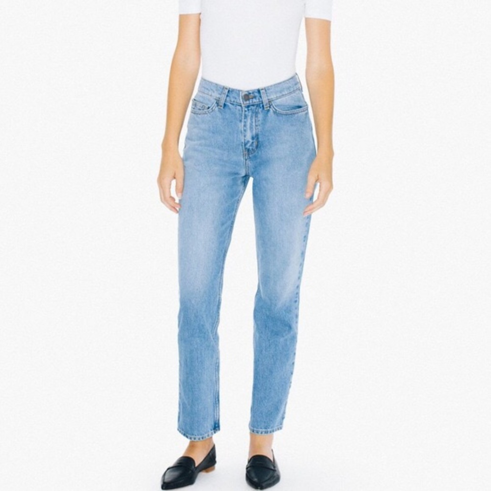 American Apparel Straight Leg Jean NWT RARE - Picture 5 of 7