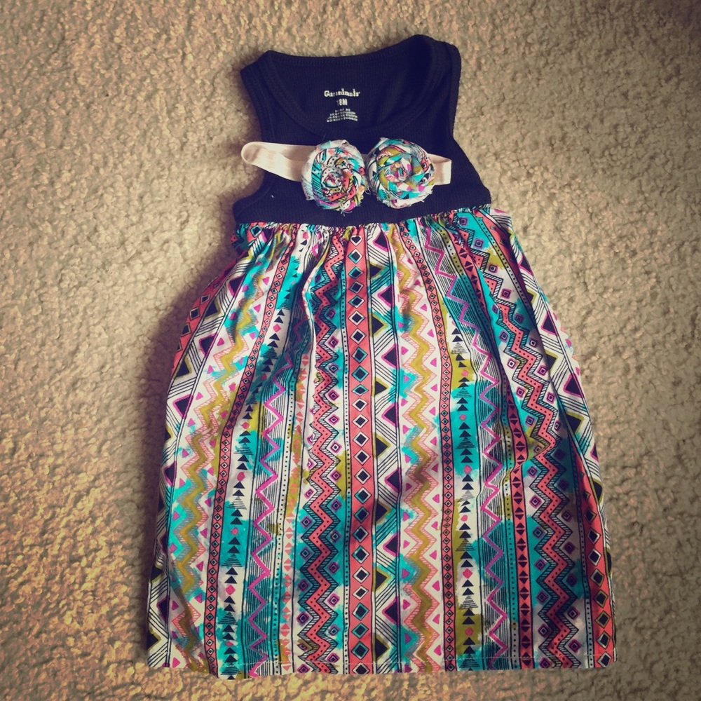 Beautiful handmade baby dress w/ matching headband