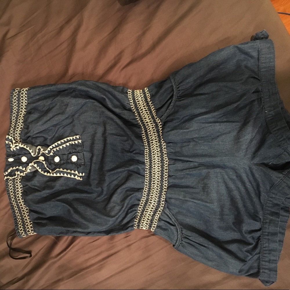 Blue jean  romper