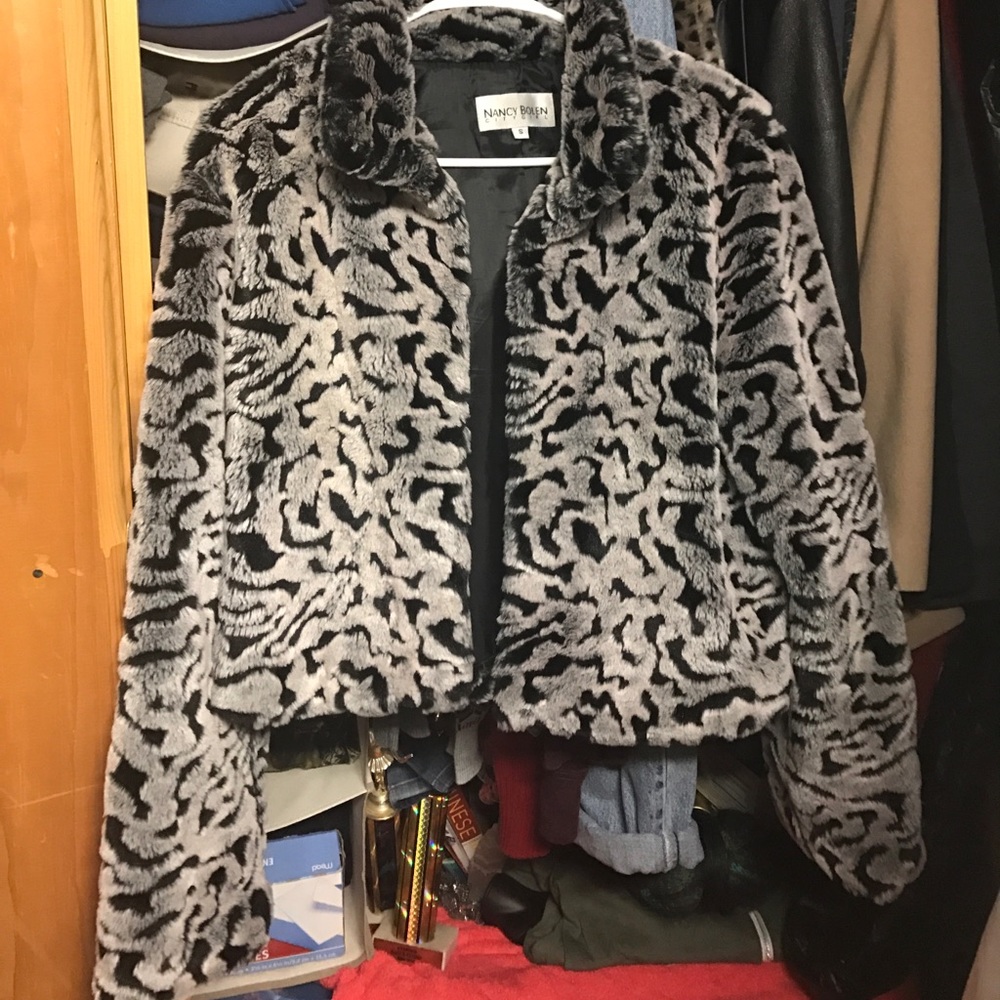 SOLD Cute Faux Fur Coat