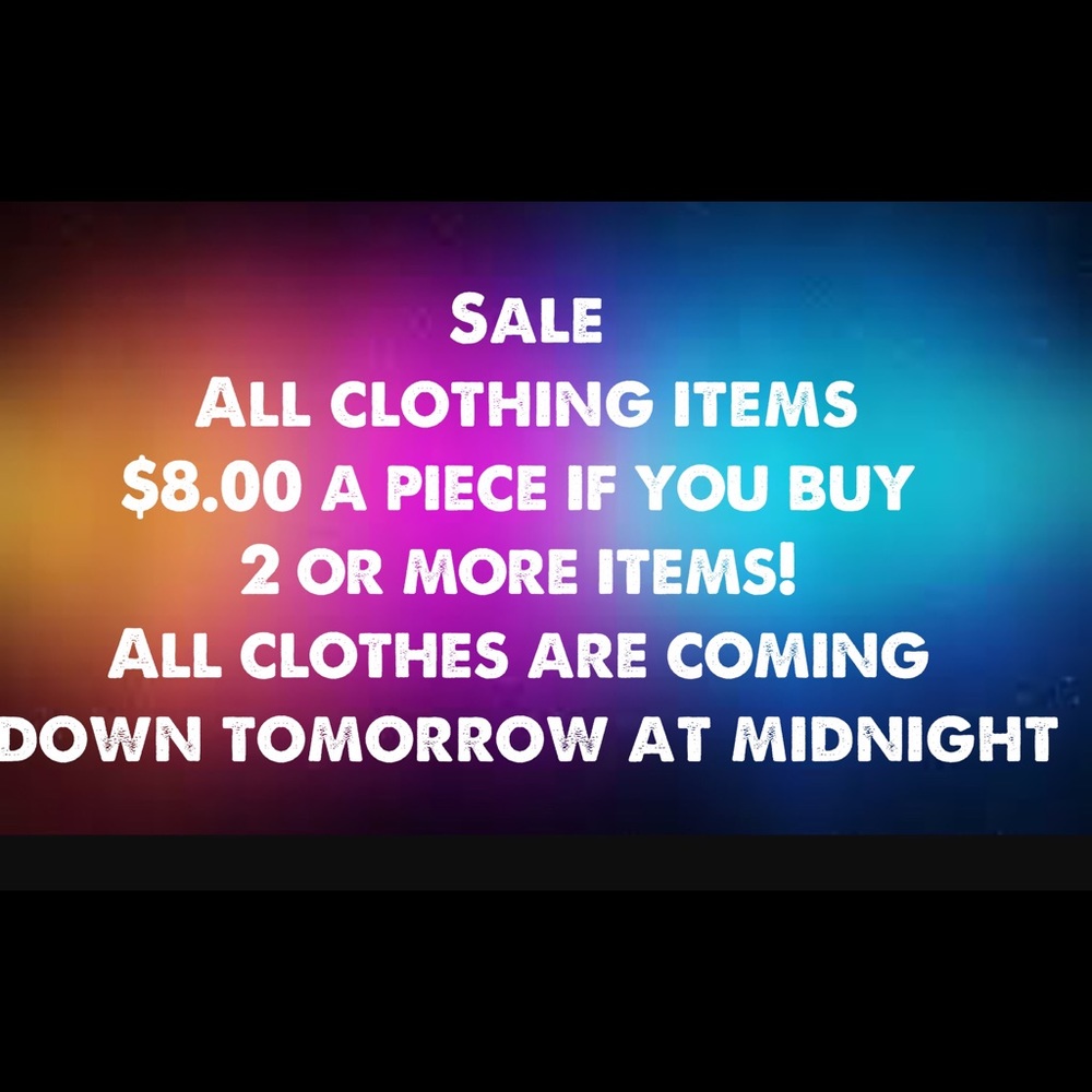 HUGE SALE 🙊