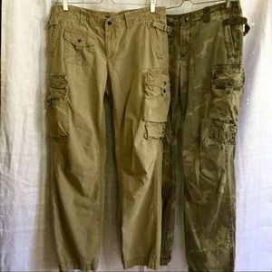 Tan Cargo Pants 🎒 by The Gap