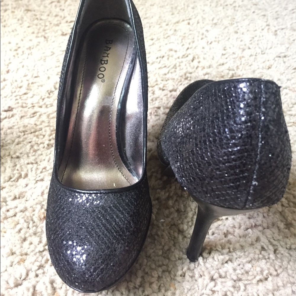 💋Bamboo Sparkly High Heels - will never wear!