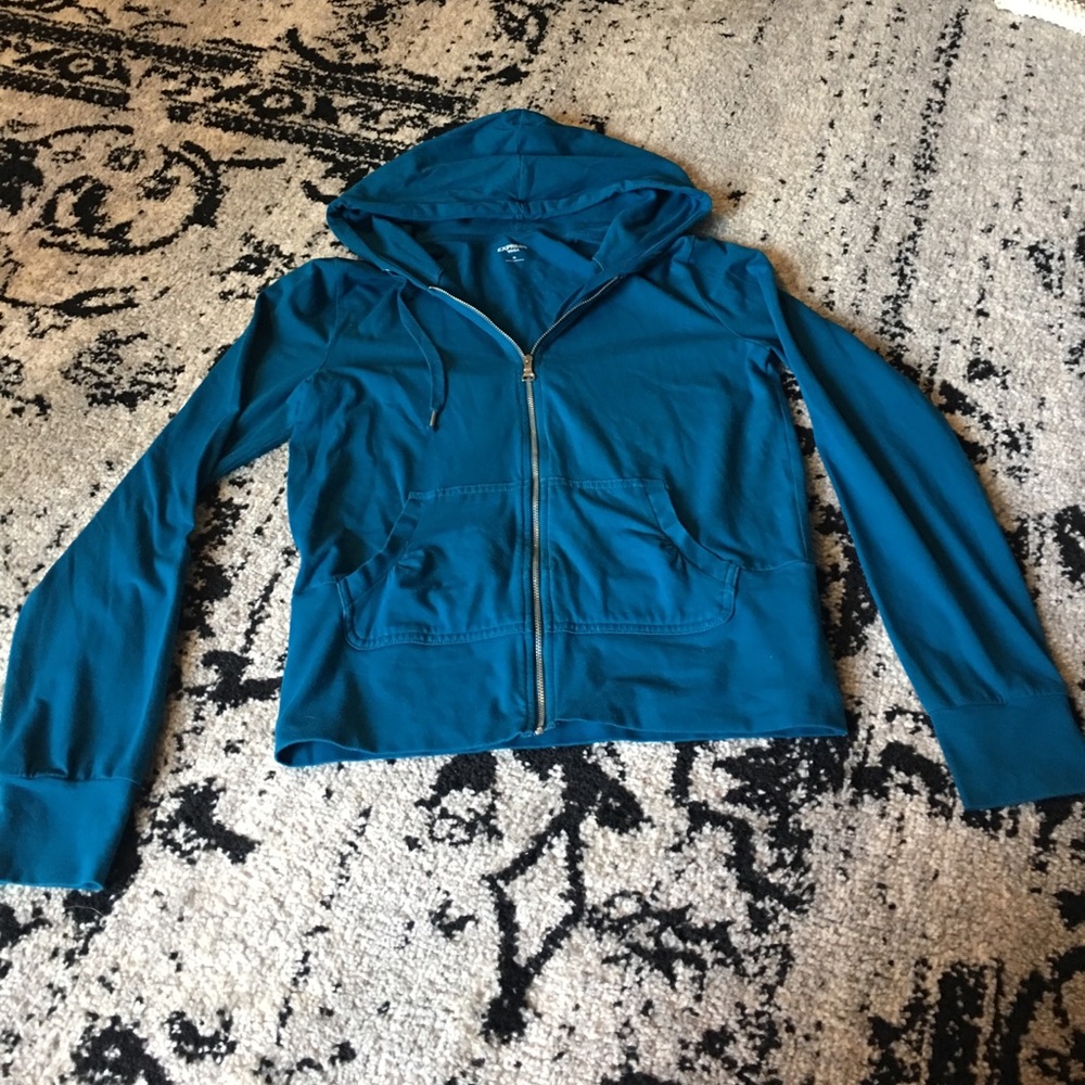 Express yoga real zip up sweatshirt