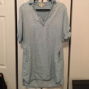 Cloth & Stone denim dress Anthropologie