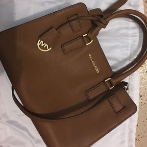 Michael Kors Dillon leather satchel