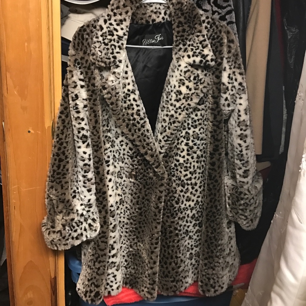 SOLD Faux Fur Coat