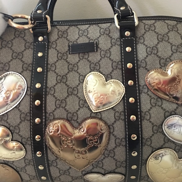 Authentic Gucci Heart ❤️ 💕 Love Boston Bag - Picture 2 of 8