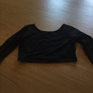 Black forever 21 crop top