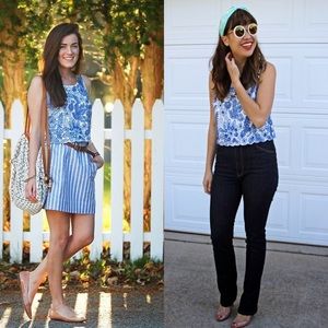 Anthropologie Embroidered Bleuet Midi Top Anthropologie Embroidered Bleuet Midi Top