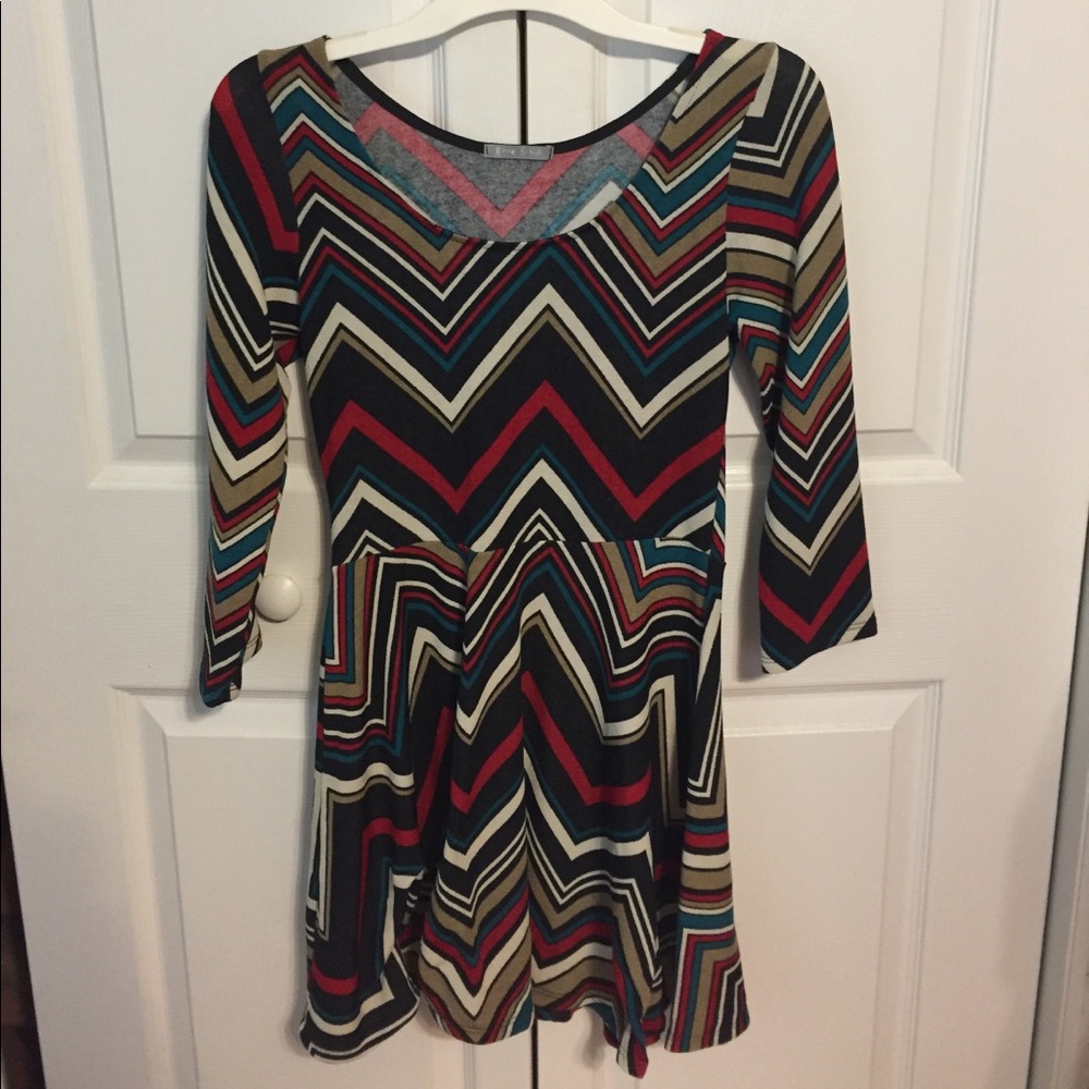 Striped Skater Dress