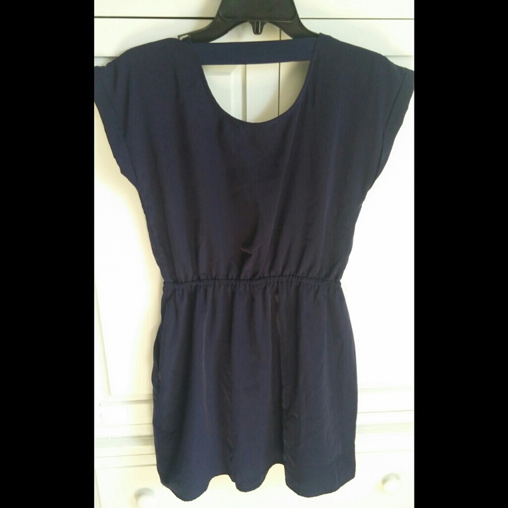 Pink Rose, Navy blue dress - Picture 5 of 5