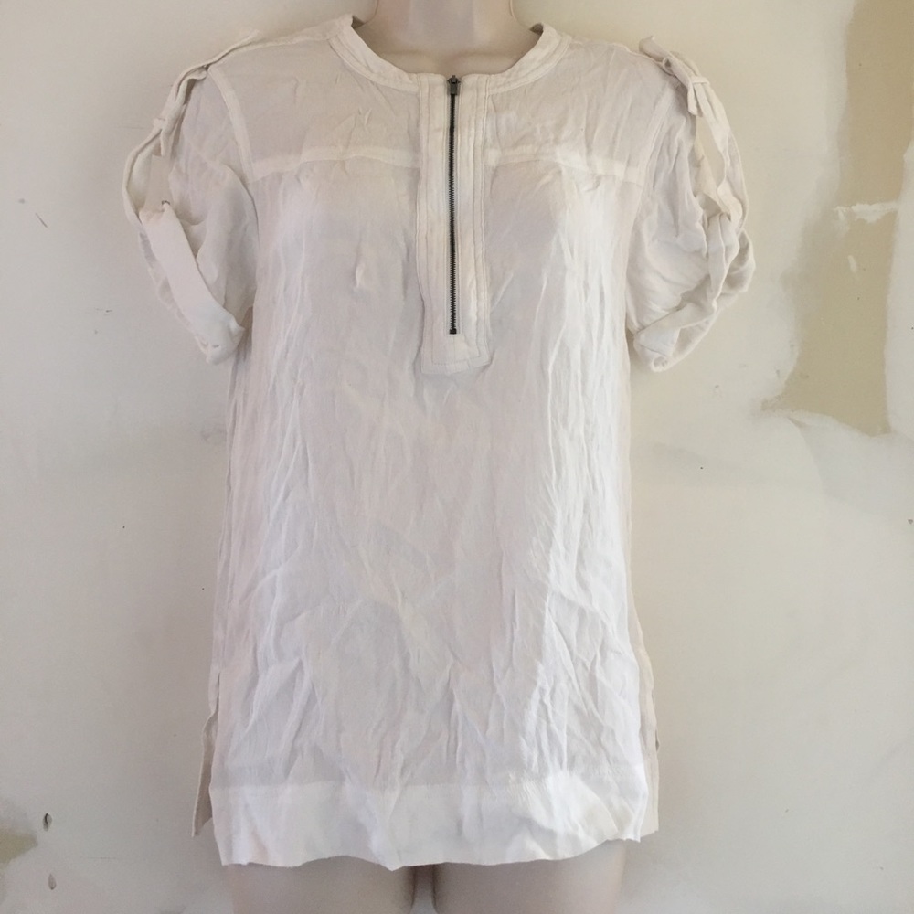 White BCBG top