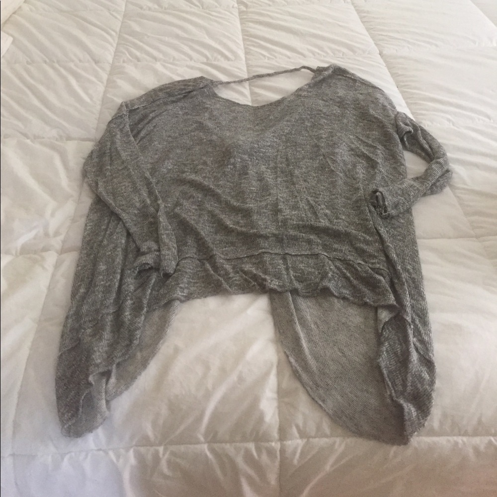 Open Back Free People Sweater