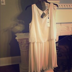 Ivory sun dress by only sz M/L NWT