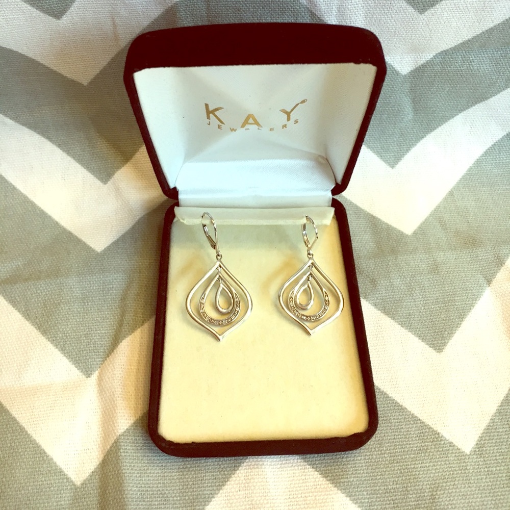 Sterling Silver Teardrop Earrings