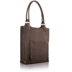 NWT; Executive 16" Leather Bucket Tote 💥