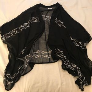 Sheer cardigan