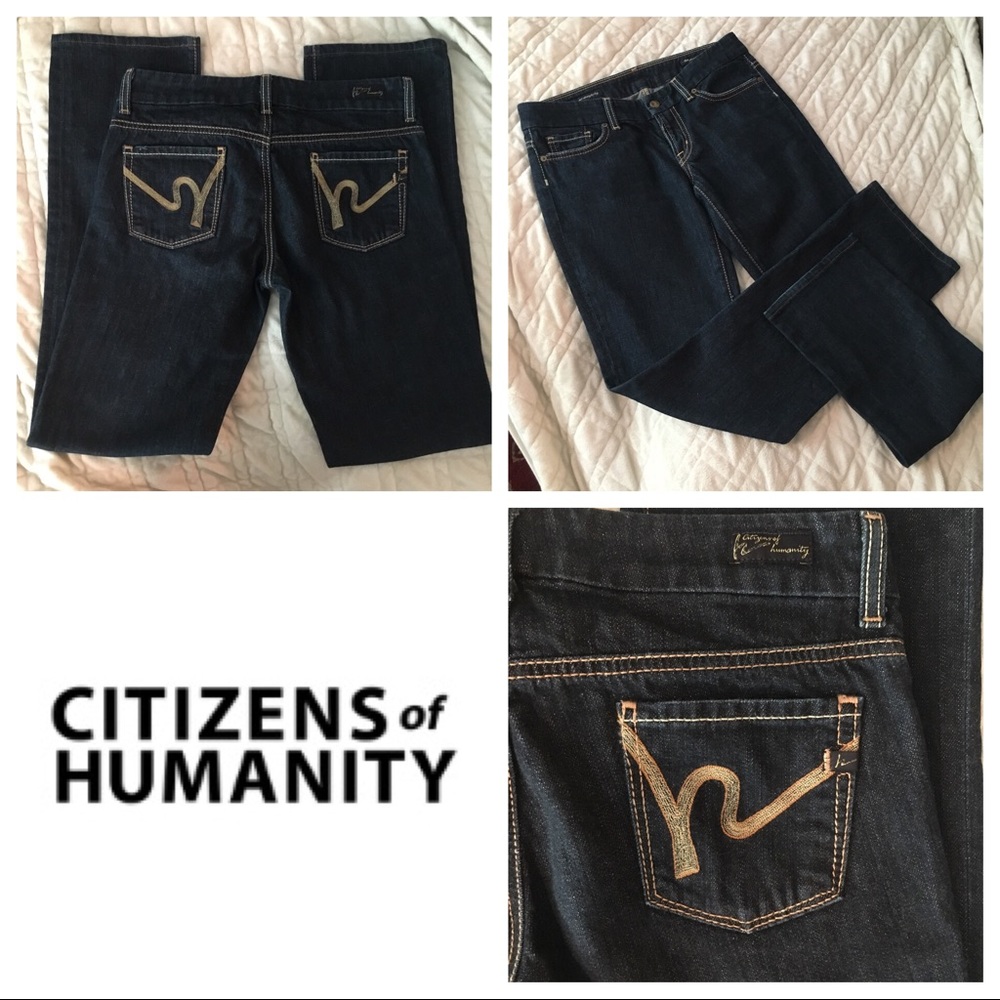 Citizens of Humanity low waist Straight leg sz 28