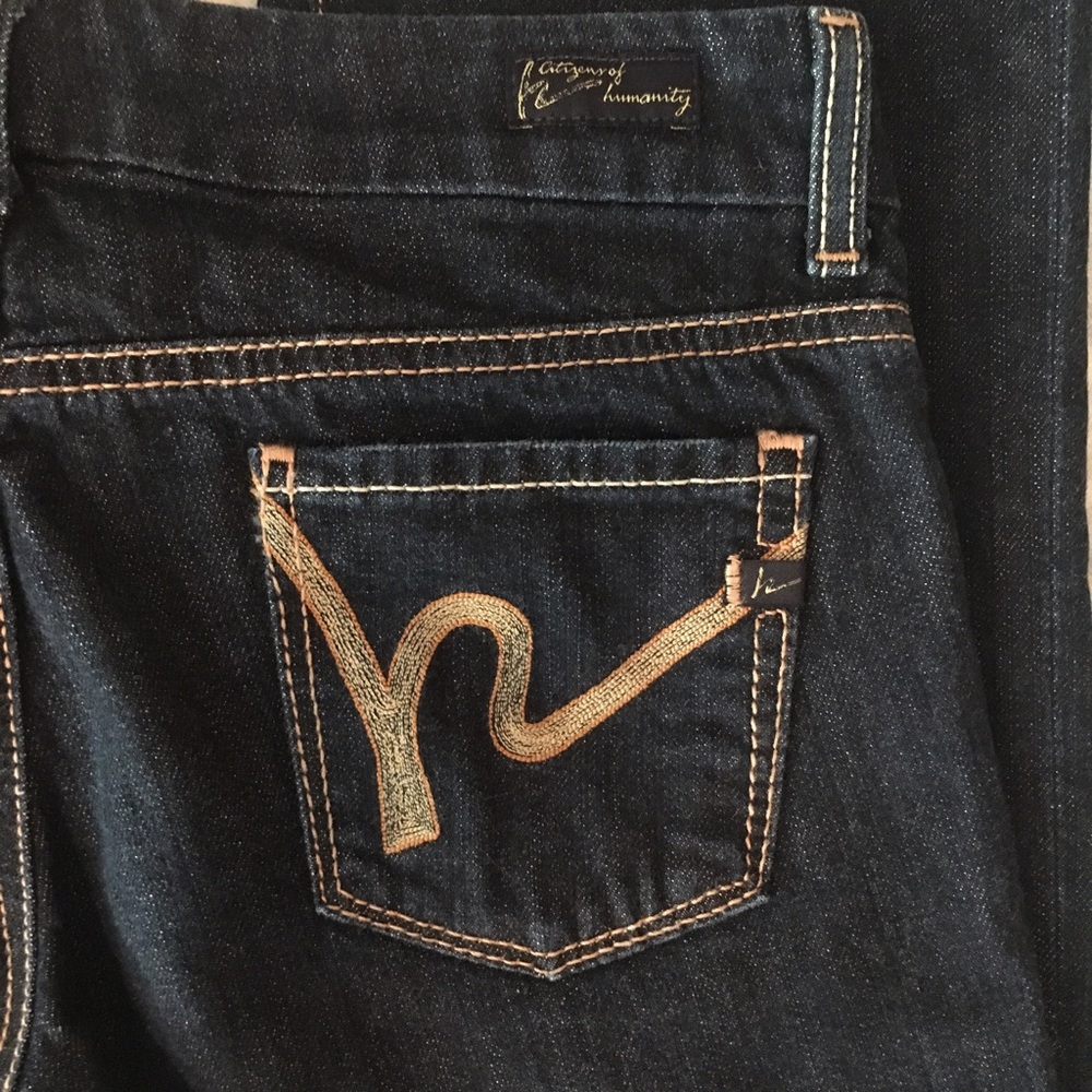 Citizens of Humanity low waist Straight leg sz 28 - Picture 8 of 8