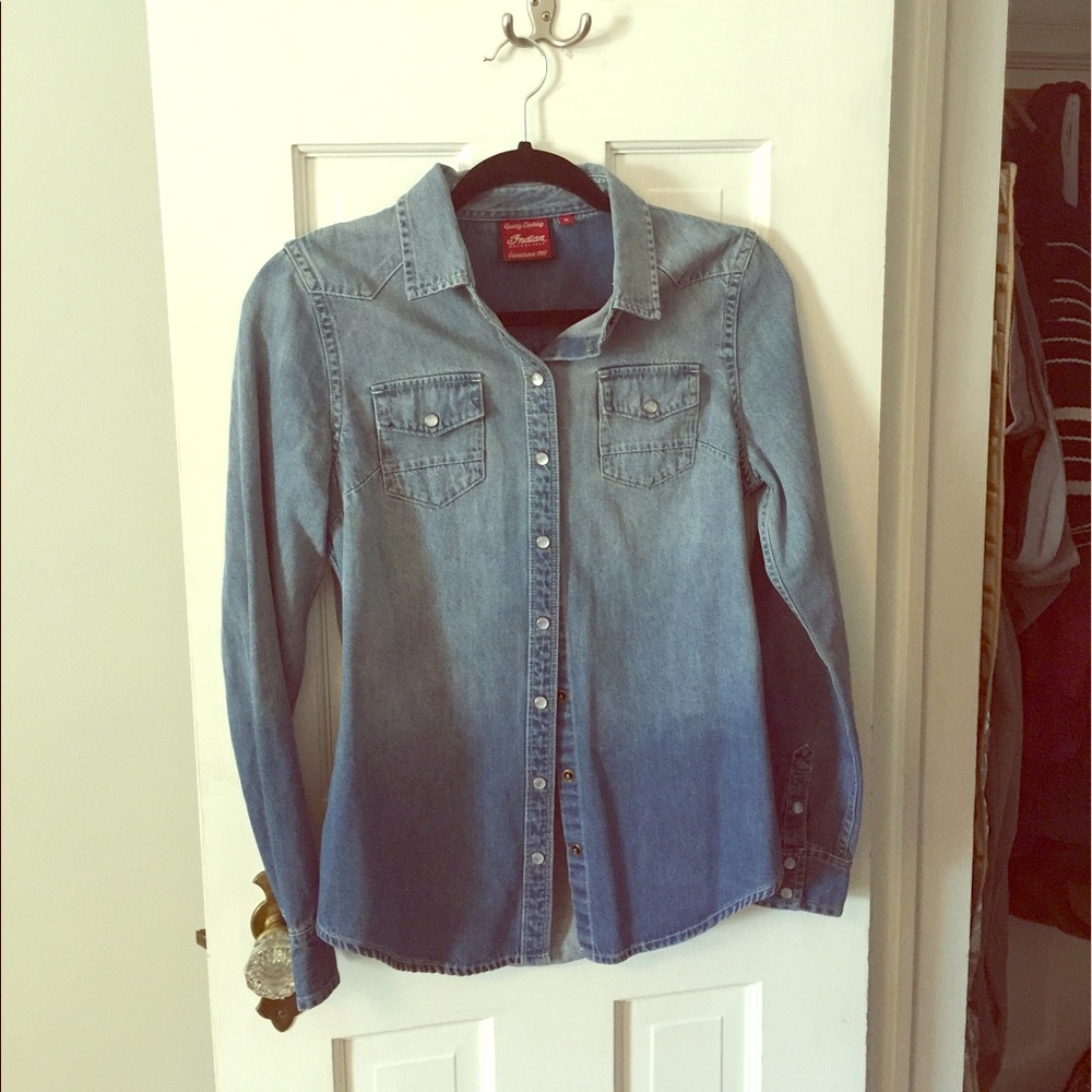 S Indian Motorcycle denim shirt