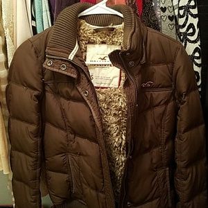 Hollister puffy jacket