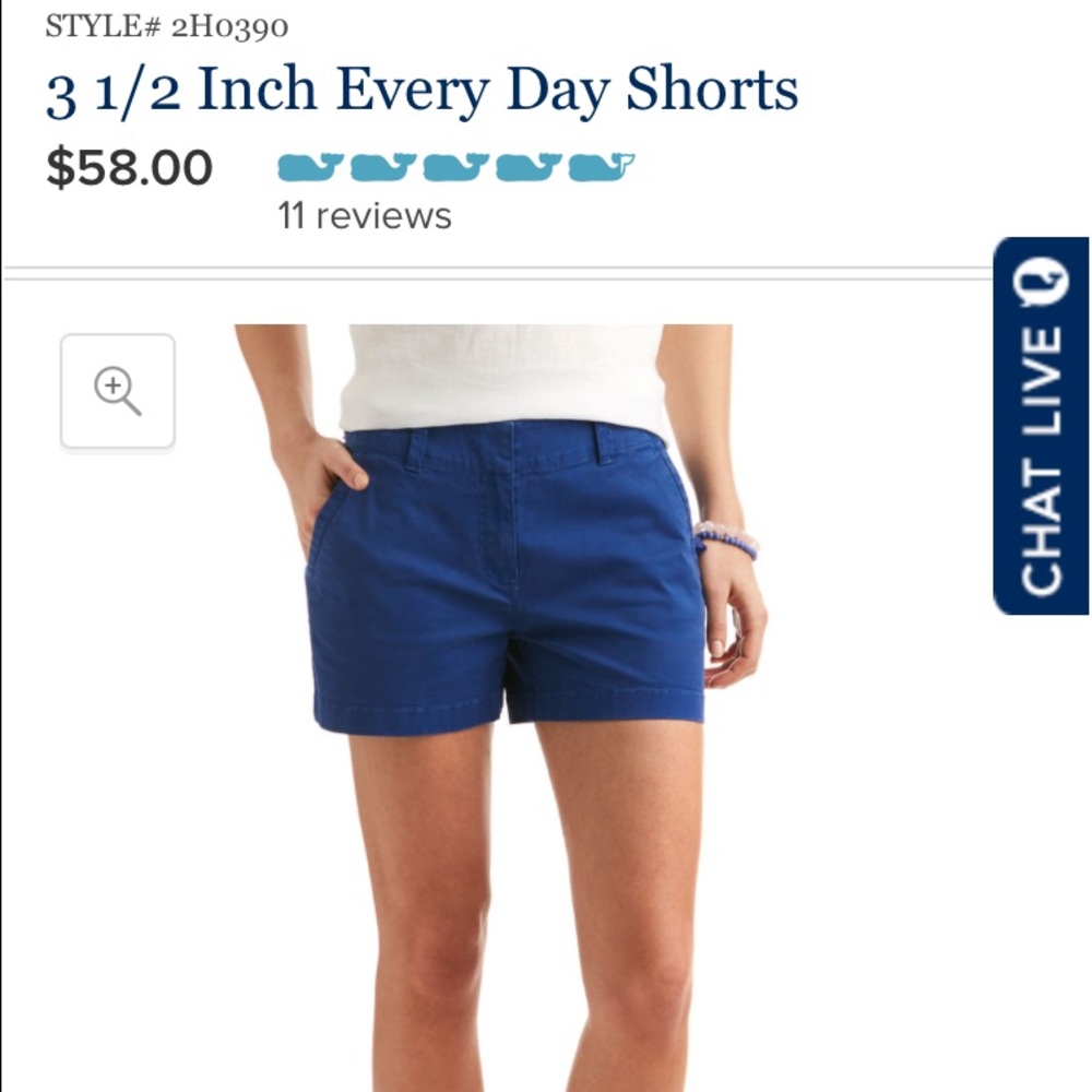Vineyard Vines 3 1/2 inch Everyday Shorts Navy