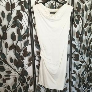 Body Con Cream Dress