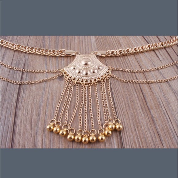 π¨Last oneπ¨ hip jewelry chain belt NWOT - Picture 2 of 3