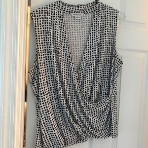 Black and white Liz Claiborne blouse