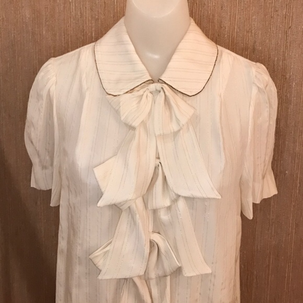 Cream and gold Juicy blouse