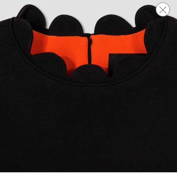 Victoria Beckham Scallop Trim Ruffle Dress - Picture 7 of 11