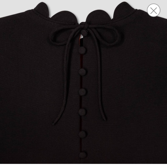 Victoria Beckham Scallop Trim Ruffle Dress - Picture 8 of 11