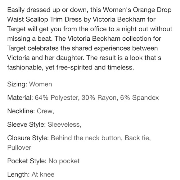 Victoria Beckham Scallop Trim Ruffle Dress - Picture 9 of 11