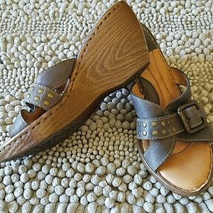 BORN wedge sandals