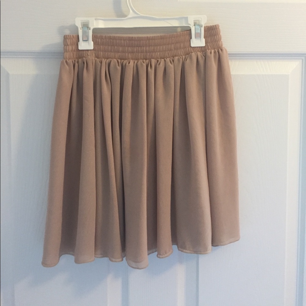 Tan Skirt