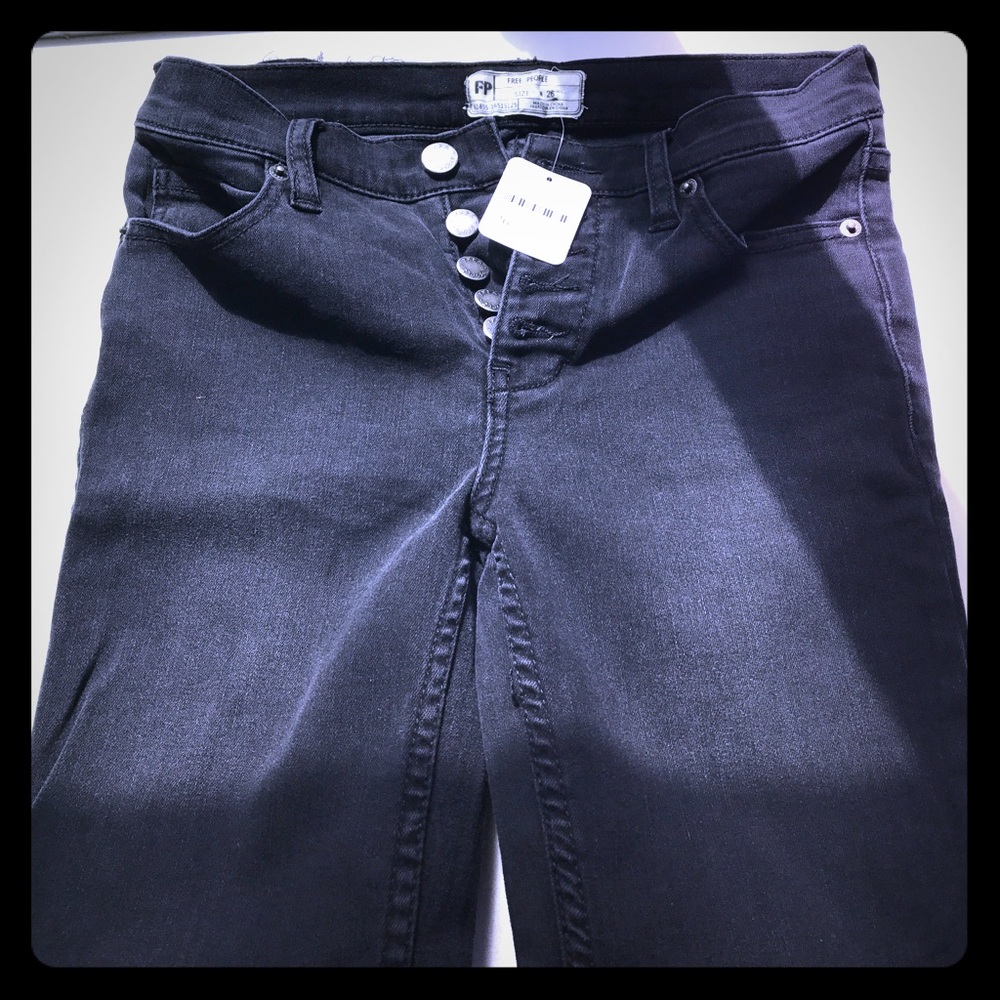 Black Free People Jeans