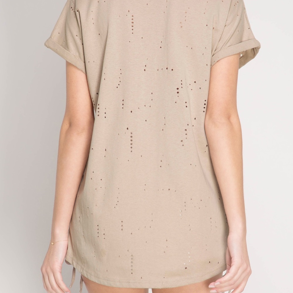 Beach Side Distressed Tee - Picture 3 of 3