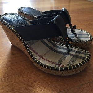 Burberry espadrille sandals