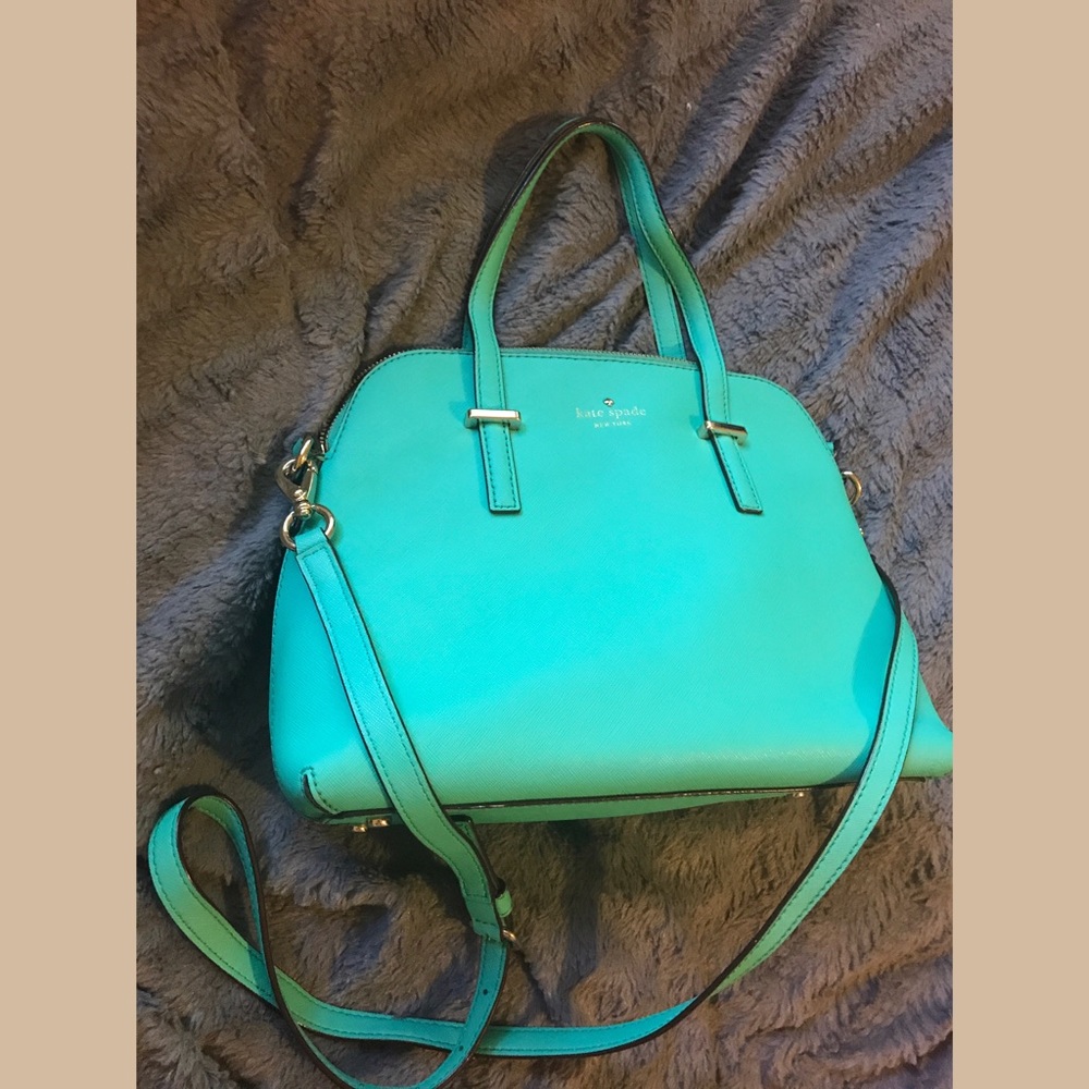 💕Kate Spade Turquoise Maise satchel 👜