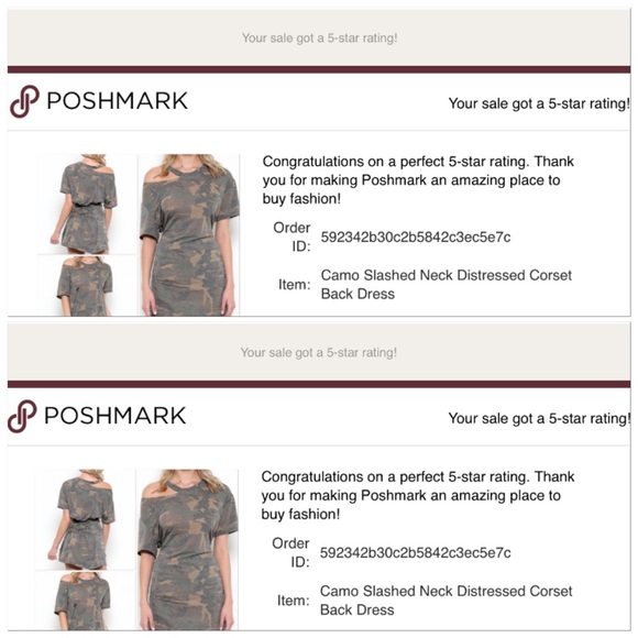 🆕Size Medium Camo Slashed Neck Corset Back Mini Factory Ripped T-shirt Dress - Picture 7 of 7