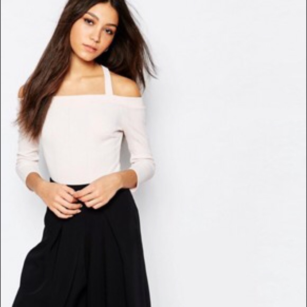 Daisy Street Halter Neck off shoulder bodysuit