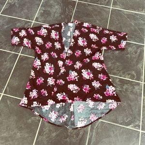 LulaRoe Rose Bouquet Kimono