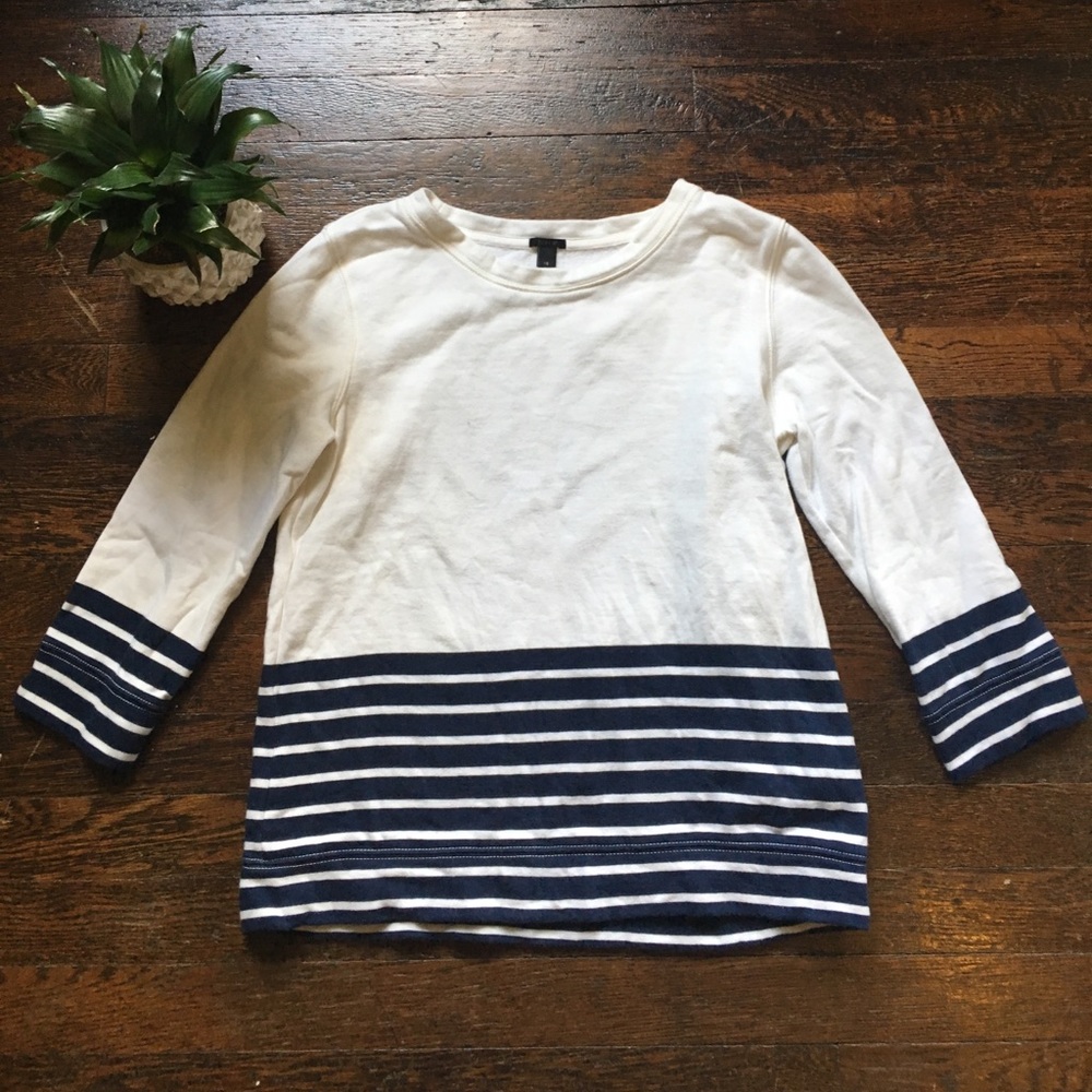 J Crew Nautical Sweatshirt